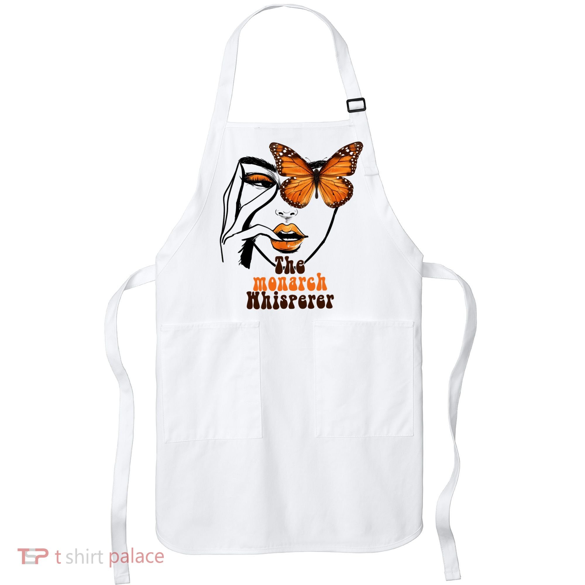 Monarch Whisperer Endangered Butterfly Nature Lover Apron
