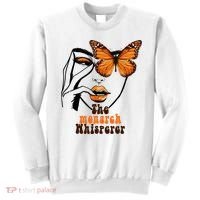 Monarch Whisperer Endangered Butterfly Nature Lover Sweatshirt thumb 0