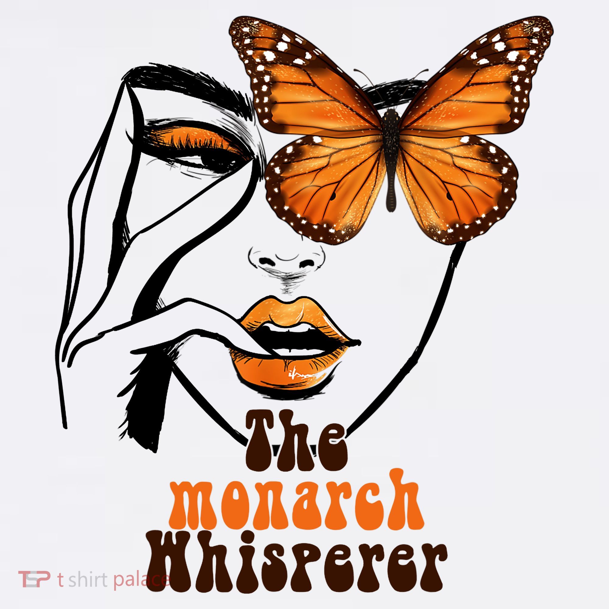 Monarch Whisperer Endangered Butterfly Nature Lover T-Shirt