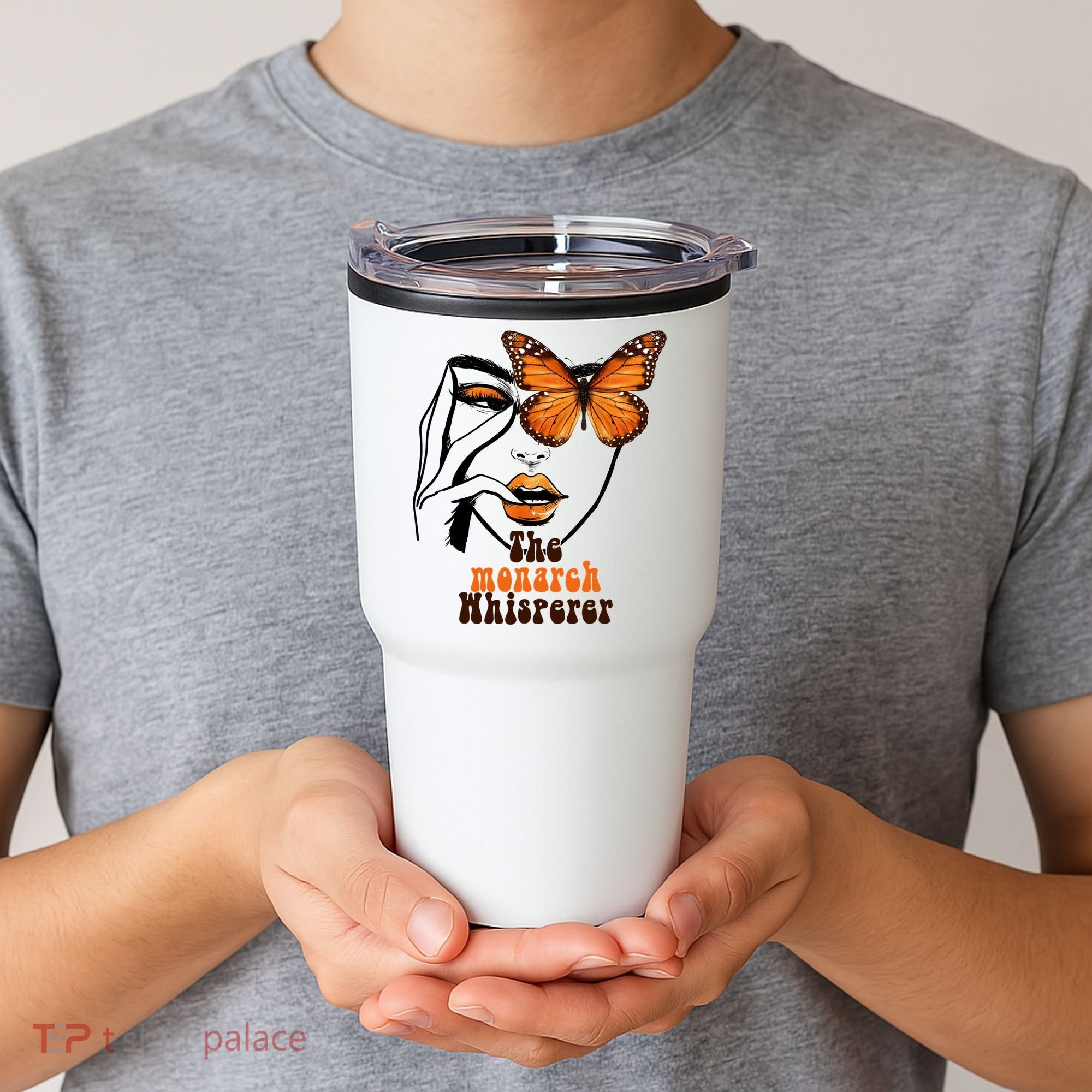 Monarch Whisperer Endangered Butterfly Nature Lover Tumbler