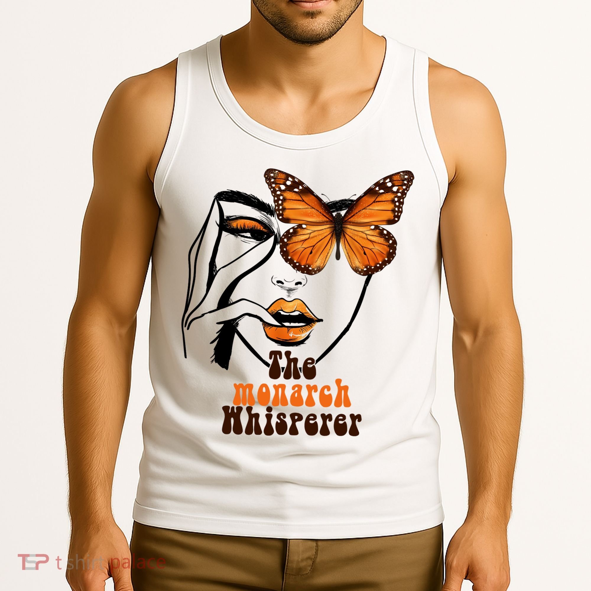 Monarch Whisperer Endangered Butterfly Nature Lover Tank Top