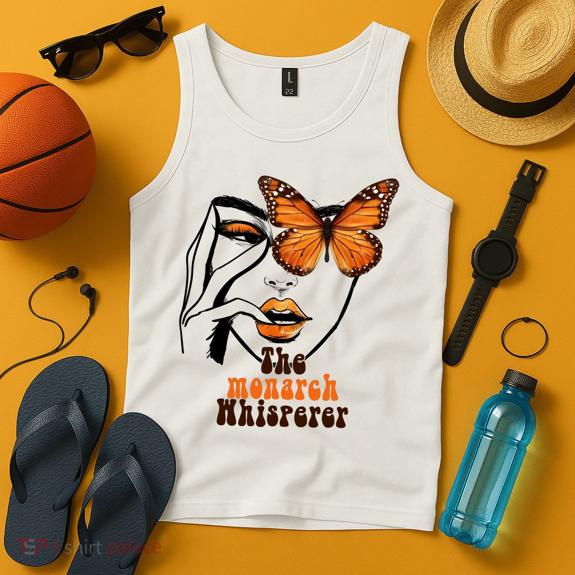 Monarch Whisperer Endangered Butterfly Nature Lover Tank Top