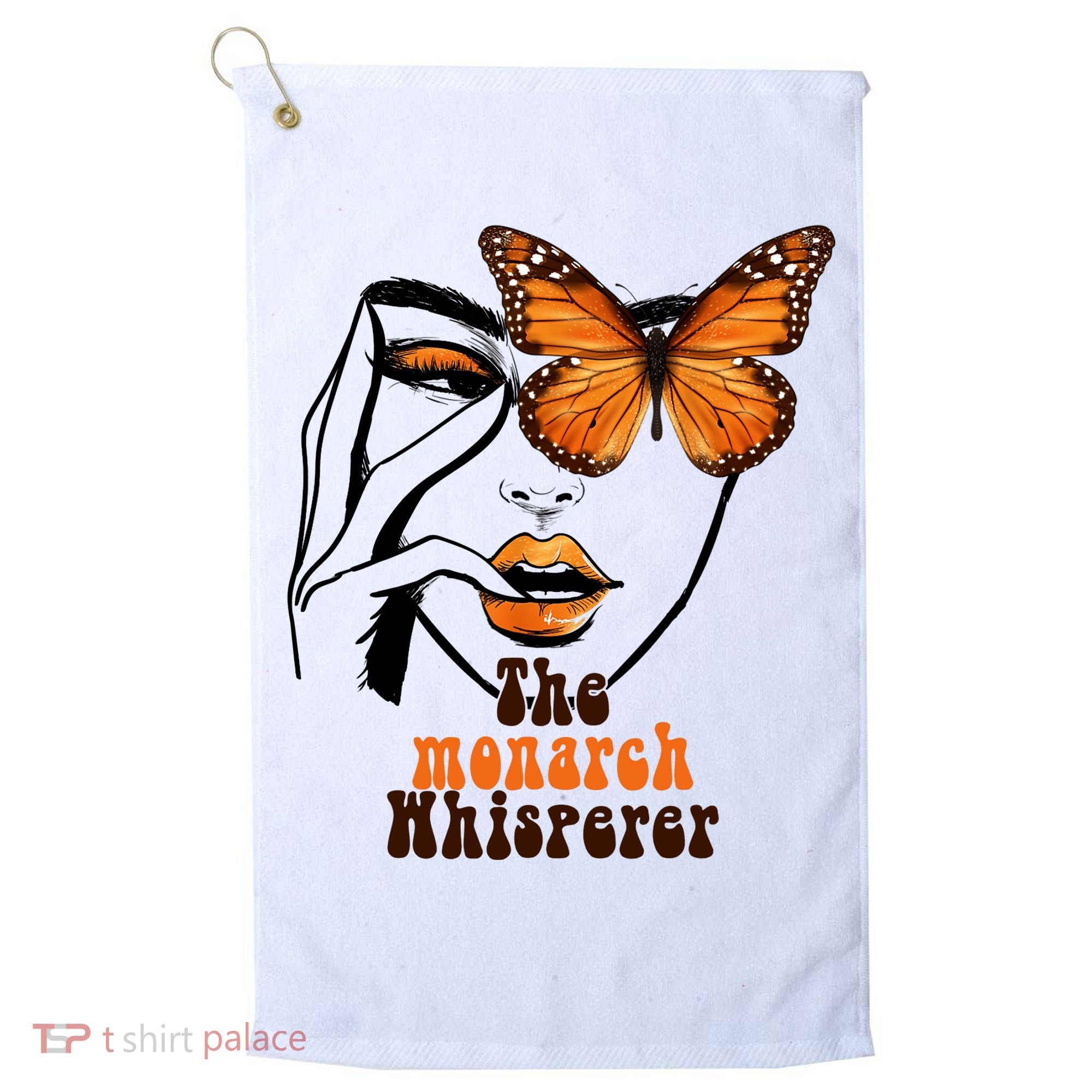 Monarch Whisperer Endangered Butterfly Nature Lover Golf Towel