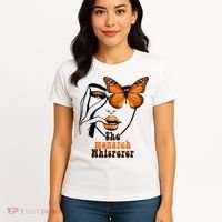 Monarch Whisperer Endangered Butterfly Nature Lover Women's T-Shirt thumb 4