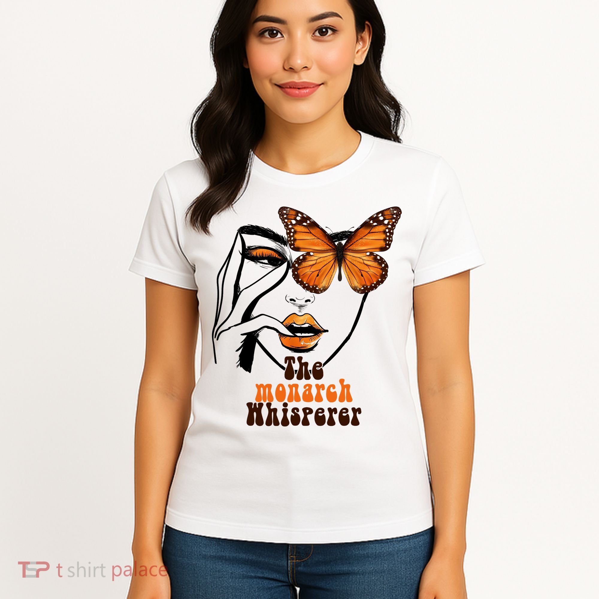 Monarch Whisperer Endangered Butterfly Nature Lover Women's T-Shirt