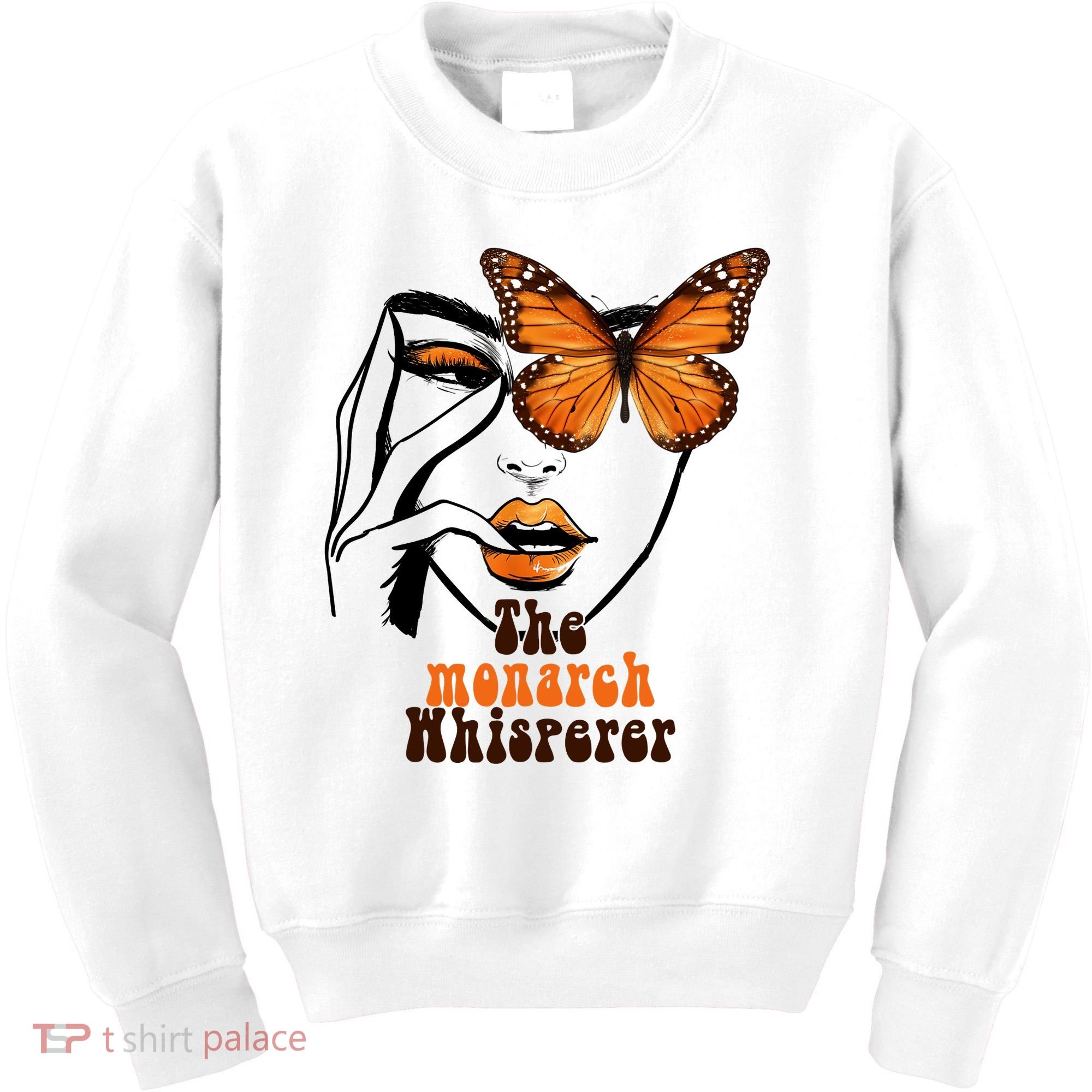 Monarch Whisperer Endangered Butterfly Nature Lover Kids Sweatshirt