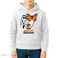 Monarch Whisperer Endangered Butterfly Nature Lover Kids Hoodie thumb 4