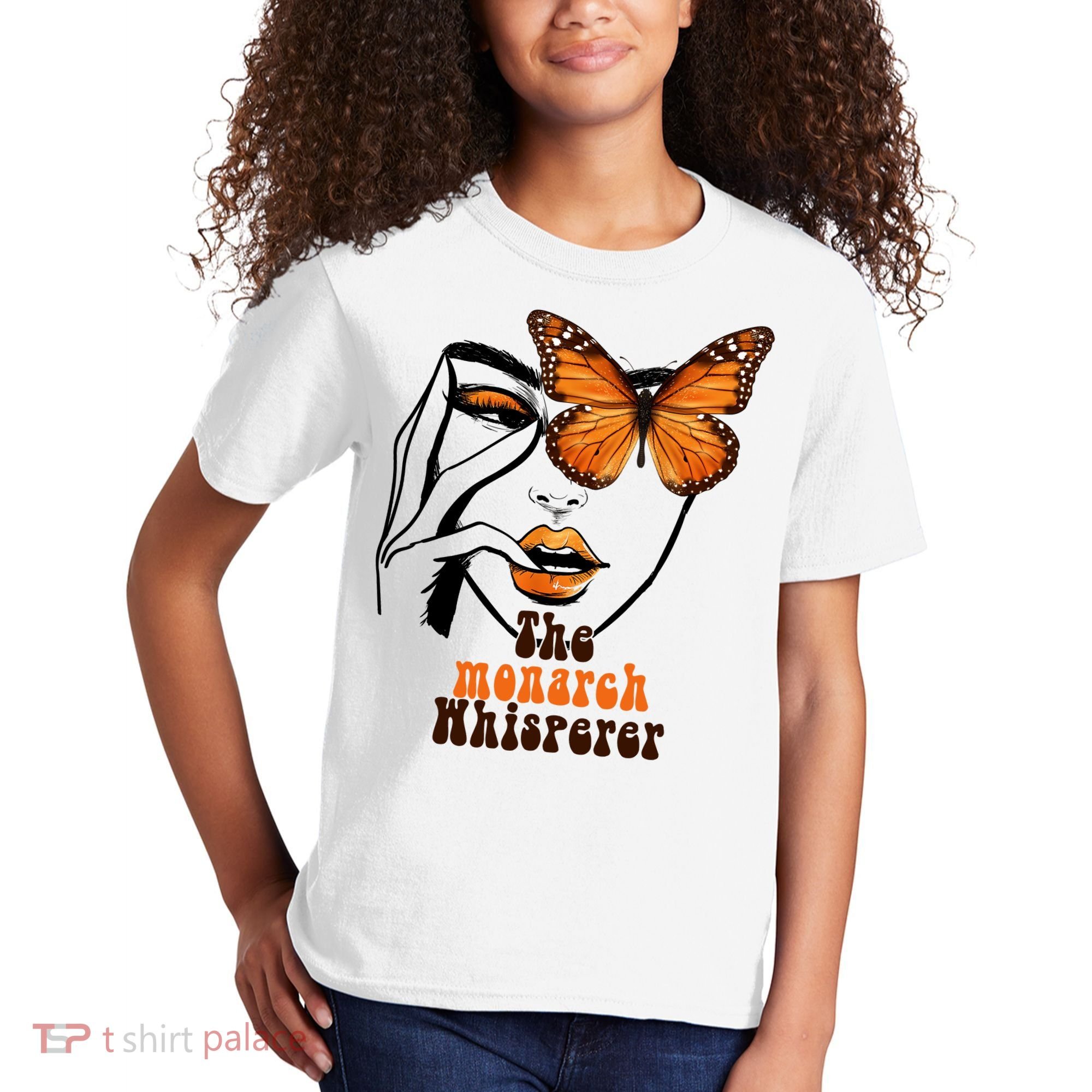 Monarch Whisperer Endangered Butterfly Nature Lover Kids T-Shirt