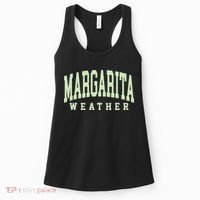 Margarita Weather Funny Cinco De Mayo Margarita Mexico Time Women's Tank Top thumb 0