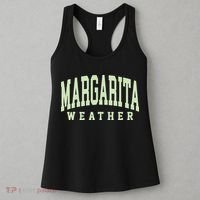 Margarita Weather Funny Cinco De Mayo Margarita Mexico Time Women's Tank Top thumb 3