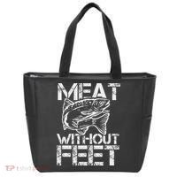Meat Without Feet T For Fishers And Pescatarians Tote Bag thumb 0
