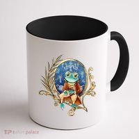 Magic Wizard Frog Fantasy Coffee Mug thumb 1