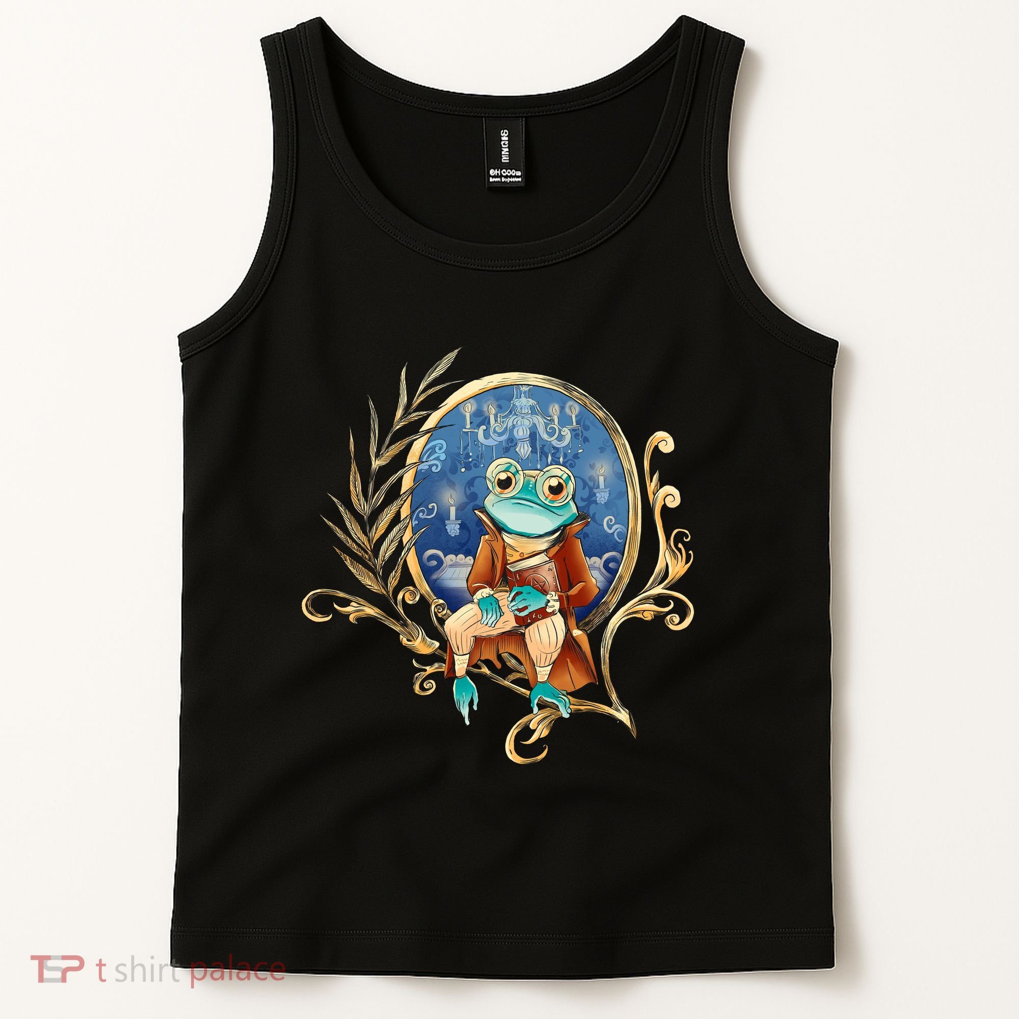 Magic Wizard Frog Fantasy Tank Top