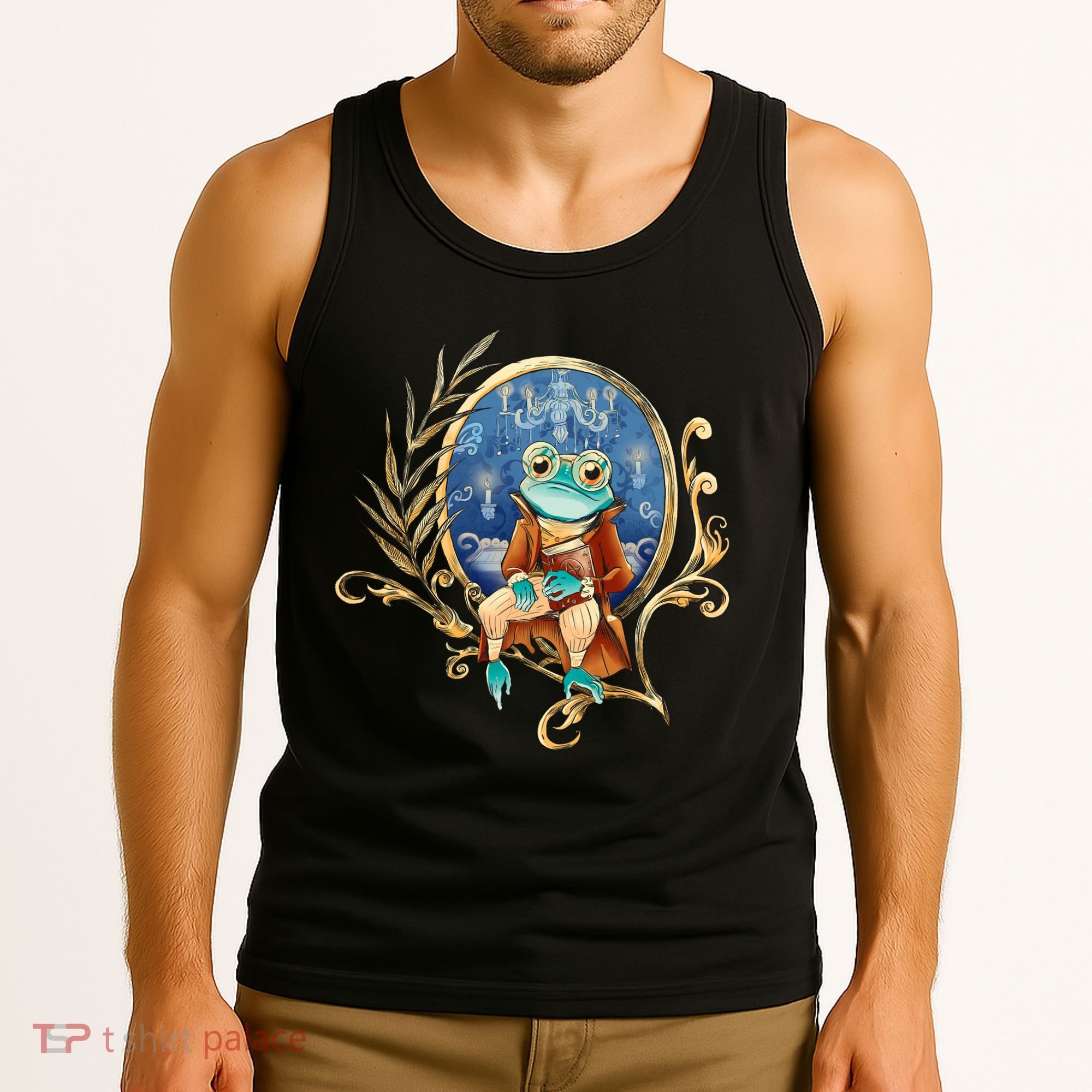 Magic Wizard Frog Fantasy Tank Top
