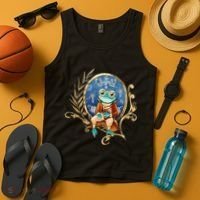 Magic Wizard Frog Fantasy Tank Top thumb 4
