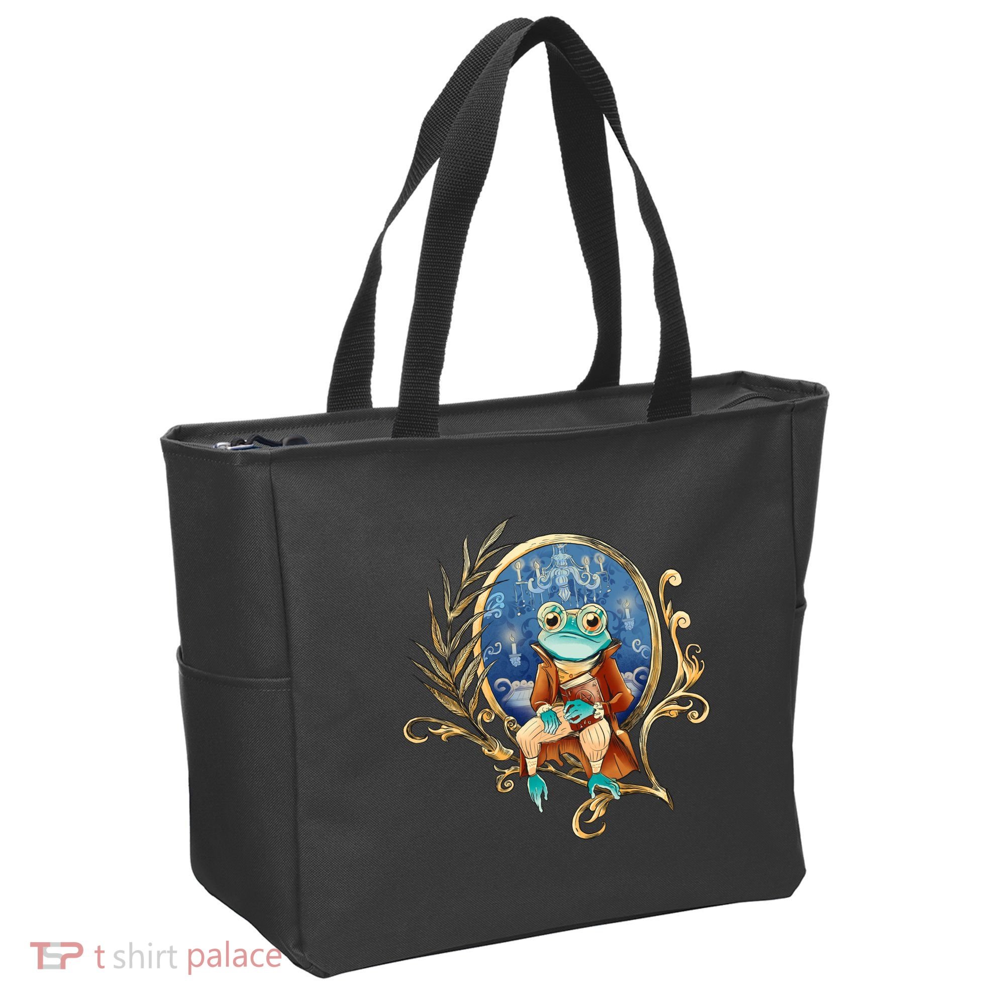 Magic Wizard Frog Fantasy Tote Bag