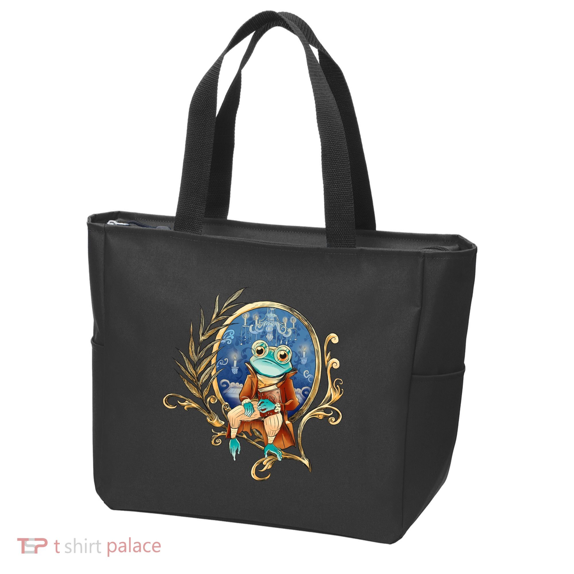 Magic Wizard Frog Fantasy Tote Bag