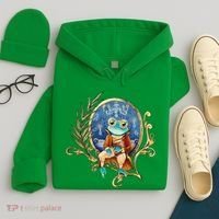 Magic Wizard Frog Fantasy Hoodie thumb 4
