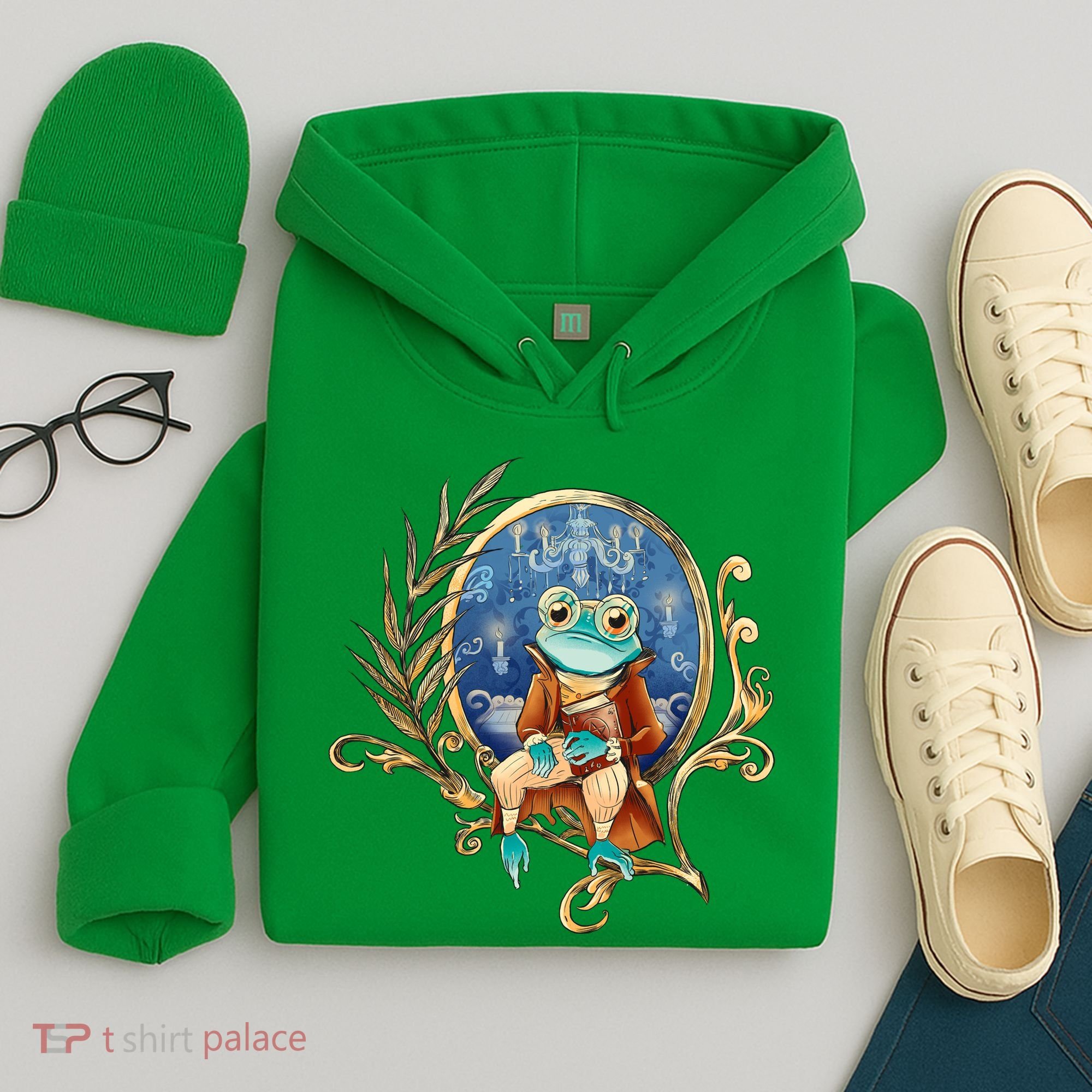Magic Wizard Frog Fantasy Hoodie