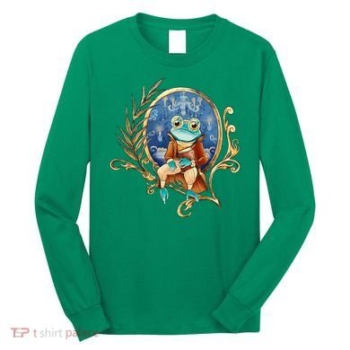 Magic Wizard Frog Fantasy Long Sleeve Shirt