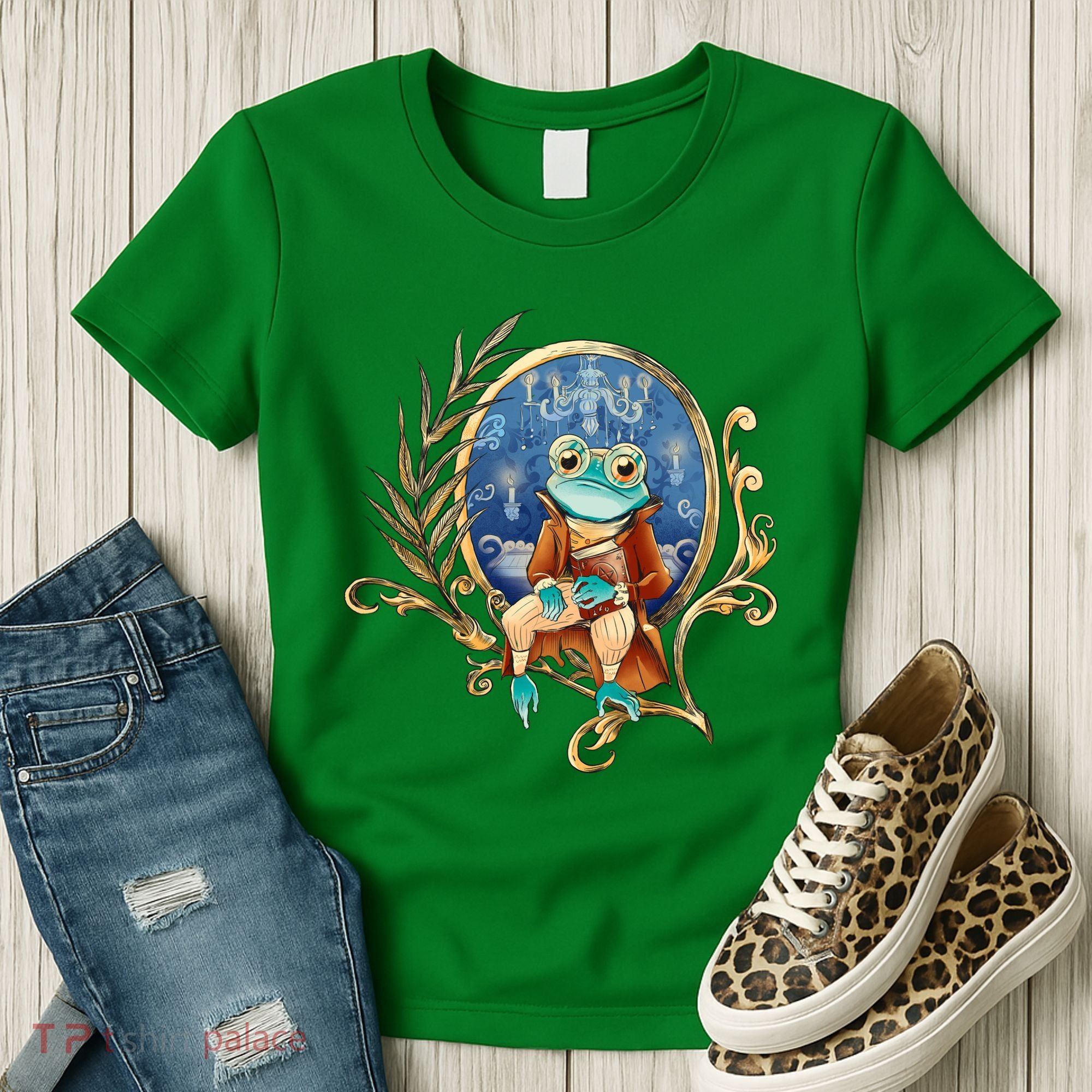 Magic Wizard Frog Fantasy Women's T-Shirt