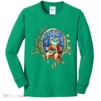 Magic Wizard Frog Fantasy Kids Long Sleeve Shirt thumb 0