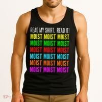 Moist Word Funny Read My For Moisture And Moist Lover Tank Top thumb 3