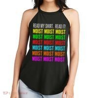 Moist Word Funny Read My For Moisture And Moist Lover Women's Perfect Tri Rocker Tank thumb 2