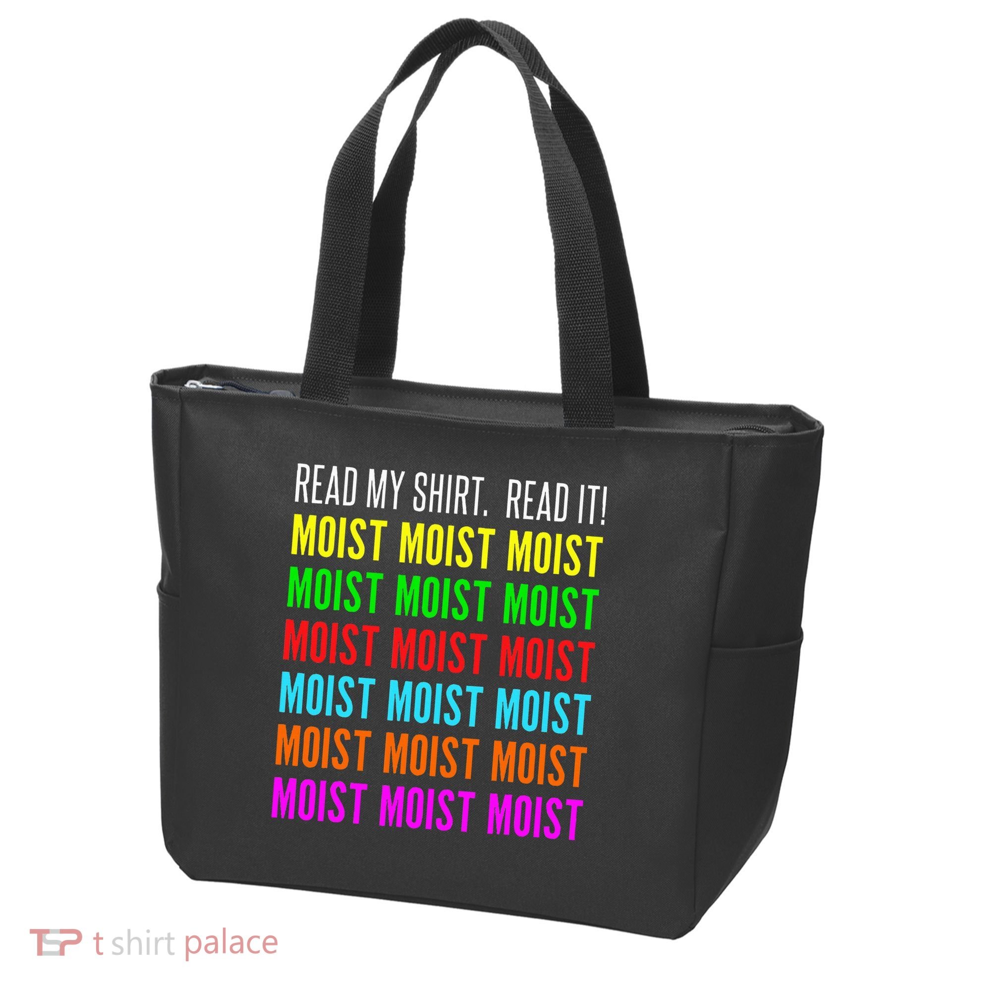 Moist Word Funny Read My For Moisture And Moist Lover Tote Bag