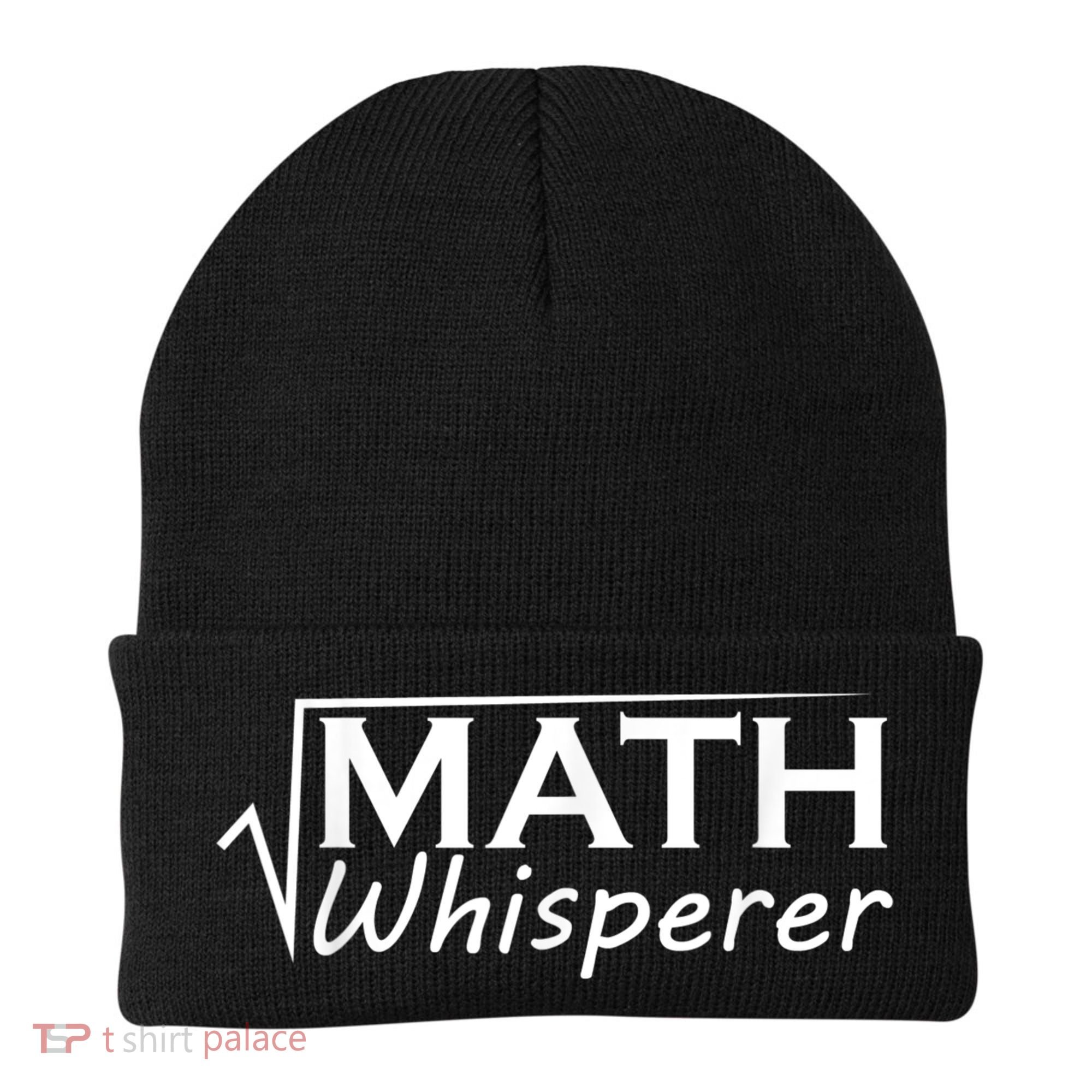 Math Whisperer Funny Math Teacher Teaching Gift Beanie