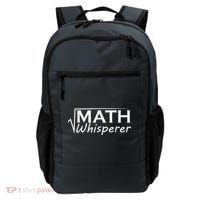 Math Whisperer Funny Math Teacher Teaching Gift Backpack thumb 0