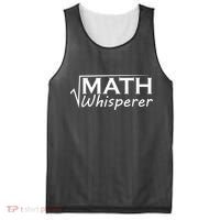 Math Whisperer Funny Math Teacher Teaching Gift Mesh Reversible Basketball Jersey Tank thumb 0