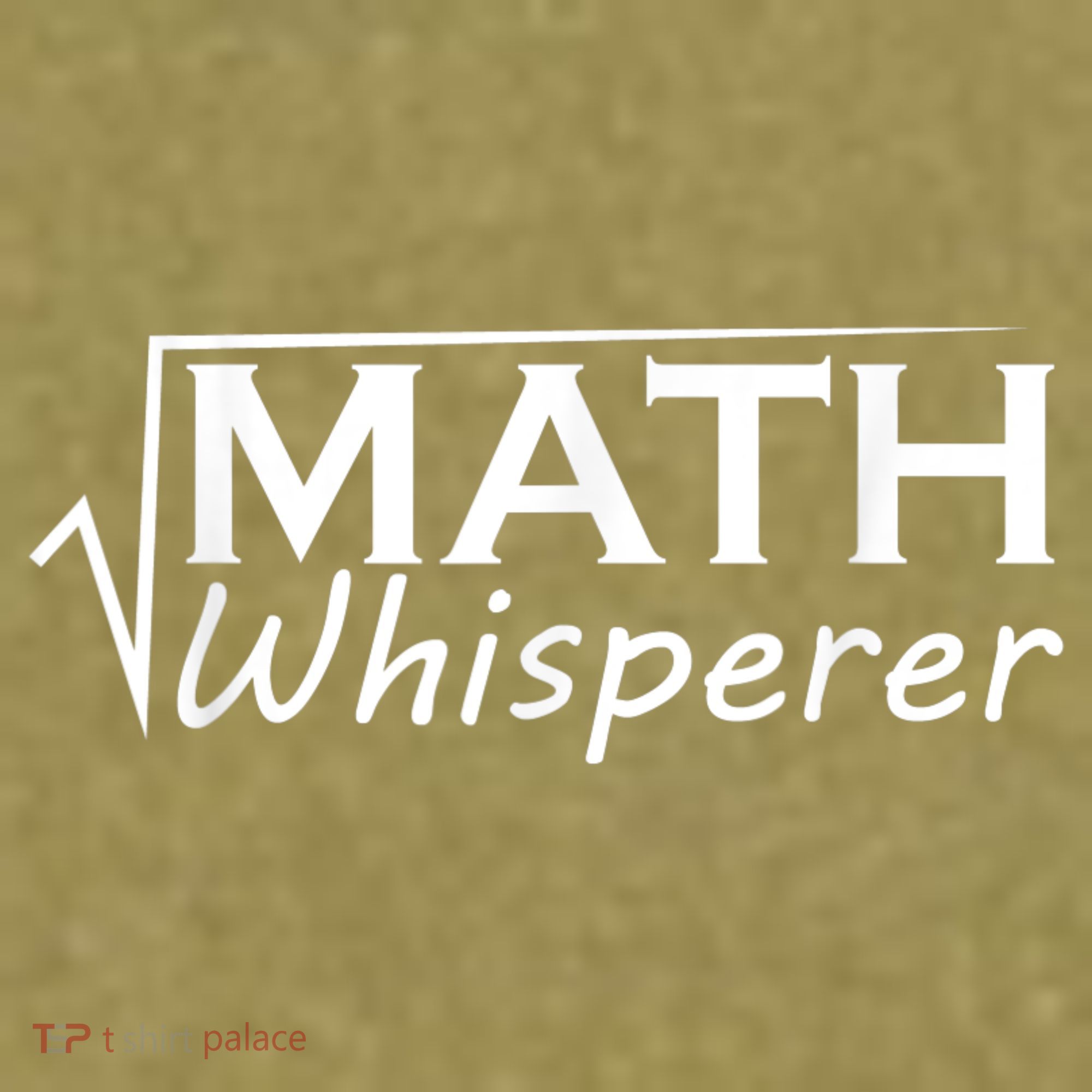 Math Whisperer Funny Math Teacher Teaching Gift Garment-Dyed Women's Muscle Tee