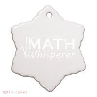 Math Whisperer Funny Math Teacher Teaching Gift Ceramic Ornament thumb 0