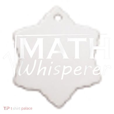 Math Whisperer Funny Math Teacher Teaching Gift Ceramic Ornament