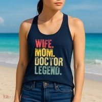 Mother Women Funny Gift Wife Mom Doctor Legend Women's Tank Top thumb 2