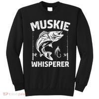 Muskie Whisperer Funny Fishing Gift Idea Sweatshirt thumb 0