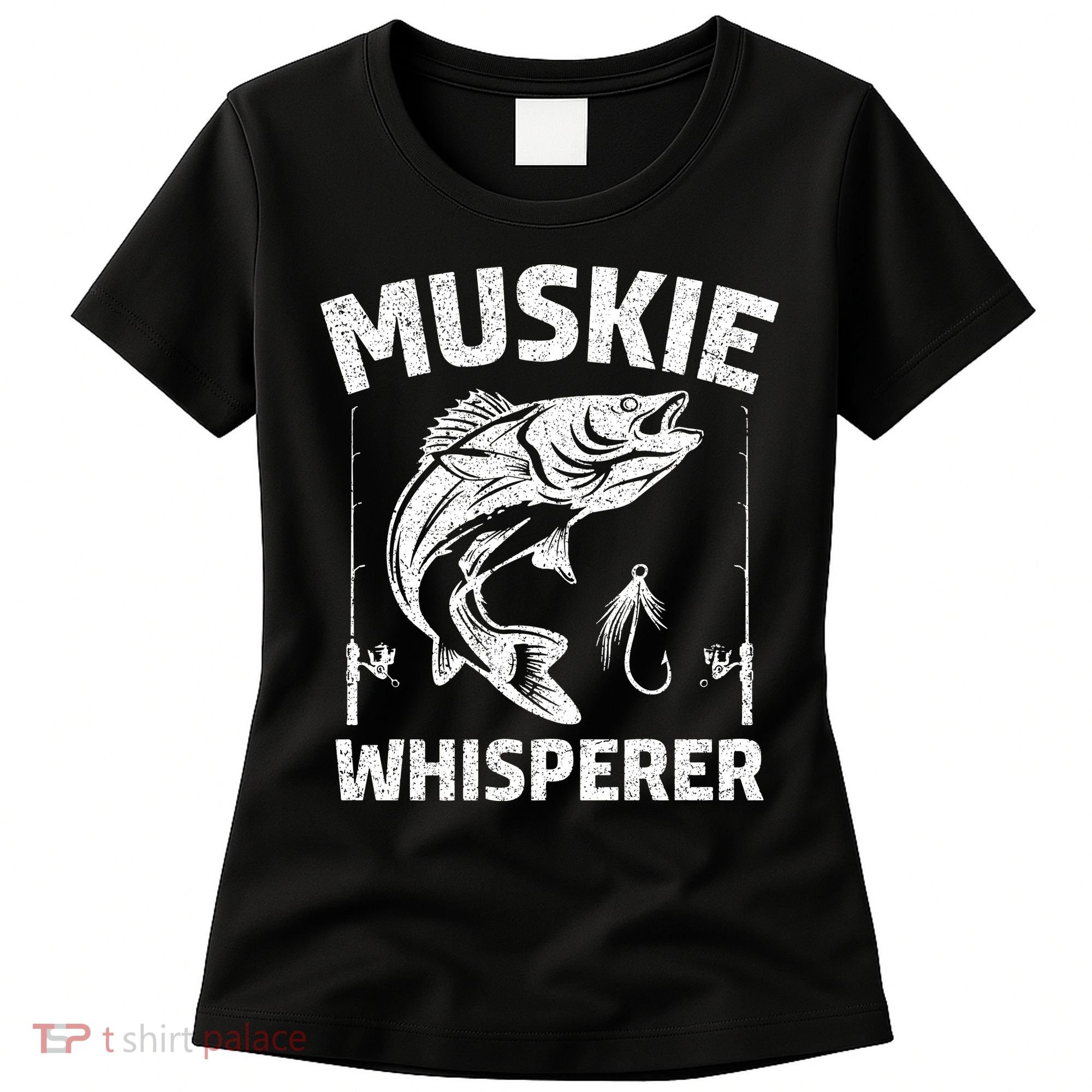 Muskie Whisperer Funny Fishing Gift Idea Women's T-Shirt
