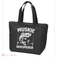 Muskie Whisperer Funny Fishing Gift Idea Tote Bag thumb 3