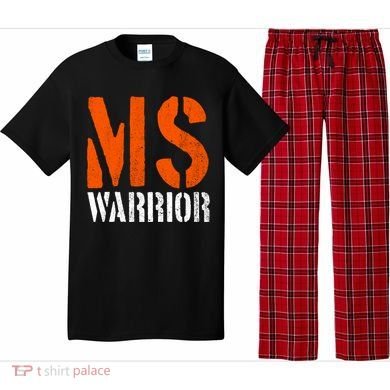 Ms Warrior Fighter Support Ms Survivor Multiple Sclerosis Great Gift Pajama Set