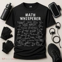 Math Whisperer Funny Pi Day Math Lovers Costume Math Teacher Calculus Algebra Cooling Performance Crew T-Shirt thumb 3