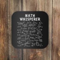 Math Whisperer Funny Pi Day Math Lovers Costume Math Teacher Calculus Algebra Coaster thumb 0