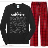 Math Whisperer Funny Pi Day Math Lovers Costume Math Teacher Calculus Algebra Long Sleeve Pajama Set thumb 0