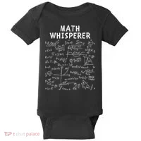 Math Whisperer Funny Pi Day Math Lovers Costume Math Teacher Calculus Algebra Baby Bodysuit thumb 0