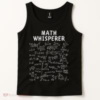 Math Whisperer Funny Pi Day Math Lovers Costume Math Teacher Calculus Algebra Tank Top thumb 2