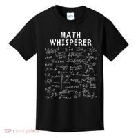 Math Whisperer Funny Pi Day Math Lovers Costume Math Teacher Calculus Algebra Kids T-Shirt thumb 0