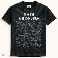 Math Whisperer Funny Pi Day Math Lovers Costume Math Teacher Calculus Algebra Kids Tie-Dye T-Shirt thumb 0