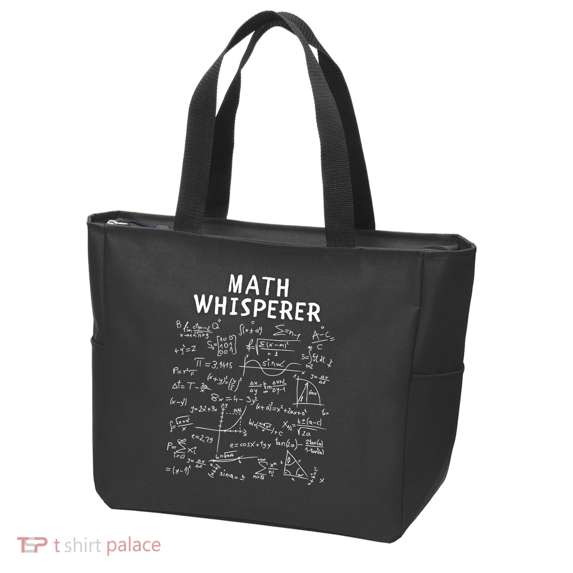 Math Whisperer Funny Pi Day Math Lovers Costume Math Teacher Calculus Algebra Tote Bag