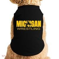 Michigan Wrestling Freestyle Wrestler Mi The Wolverine State Doggie Tank thumb 0