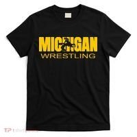 Michigan Wrestling Freestyle Wrestler Mi The Wolverine State T-Shirt thumb 0